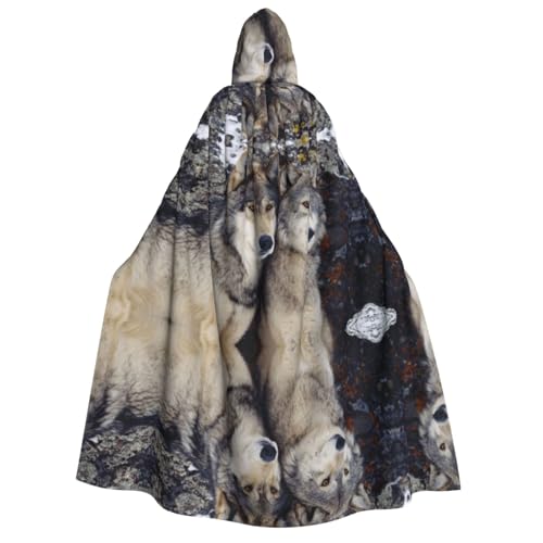 Umhang mit Kapuze, Unisex, für Erwachsene, Halloween, Cosplay, Vampire, Umhang Umhang mit Kapuze, Unisex, für Erwachsene, Halloween, Cosplay, Vampire, Umhang von WQUVMDS