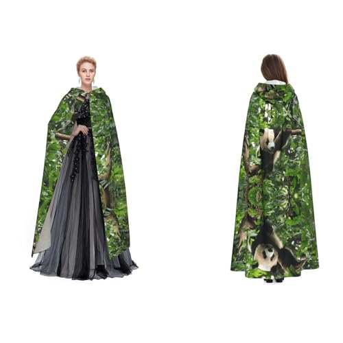 WQUVMDS (Panda Tree) Unisex Kapuzenumhang Umhang Halloween Hexe Party Kapuzen Erwachsene Vampire Umhang Umhang Umhang von WQUVMDS