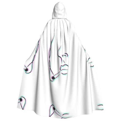 WQUVMDS (Smoker) Unisex Erwachsene Kapuzenumhang Umhang Umhang Halloween Cosplay Kostüme Vampire Umhang Umhang Umhang von WQUVMDS