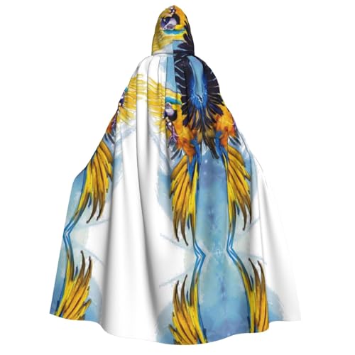WQUVMDS Umhang mit Kapuze, Motiv: fliegender Papagei, Unisex, für Erwachsene, Halloween, Cosplay, Kostüme, Vampire, Umhang WQUVMDS Umhang mit Kapuze, Motiv: fliegender Papagei, Unisex, für Erwachsene, Halloween, Cosplay, Kostüme, Vampire, Umhang von WQUVMDS