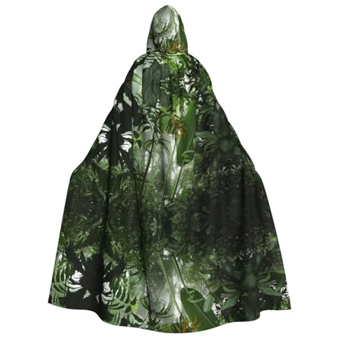 WQUVMDS Umhang mit Kapuze, Motiv: tropischer Regenwald, Unisex, für Erwachsene, Halloween, Cosplay, Kostüme, Vampir, Umhang WQUVMDS Umhang mit Kapuze, Motiv: tropischer Regenwald, Unisex, für Erwachsene, Halloween, Cosplay, Kostüme, Vampir, Umhang von WQUVMDS