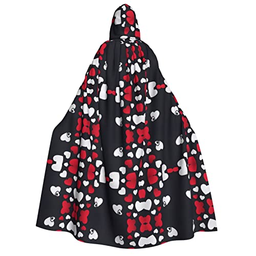WQUVMDS Umhang mit Kapuze, Unisex, für Erwachsene, Halloween, Cosplay, Vampir, Umhang WQUVMDS Umhang mit Kapuze, Unisex, für Erwachsene, Halloween, Cosplay, Vampir, Umhang von WQUVMDS