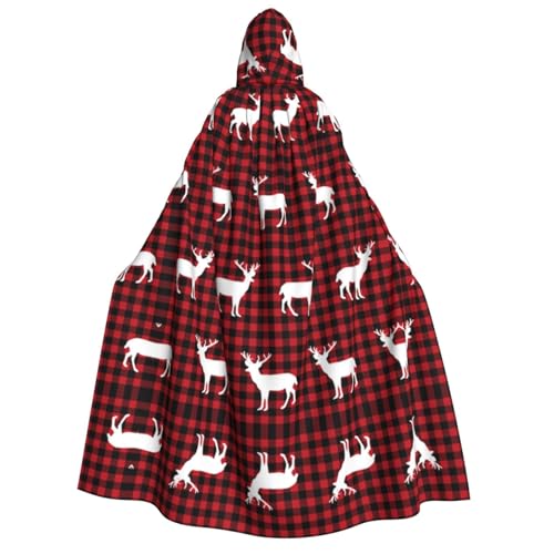 WQUVMDS Umhang mit Kapuze, Unisex, für Erwachsene, für Halloween, Cosplay, Vampire, Umhang WQUVMDS Umhang mit Kapuze, Unisex, für Erwachsene, für Halloween, Cosplay, Vampire, Umhang von WQUVMDS