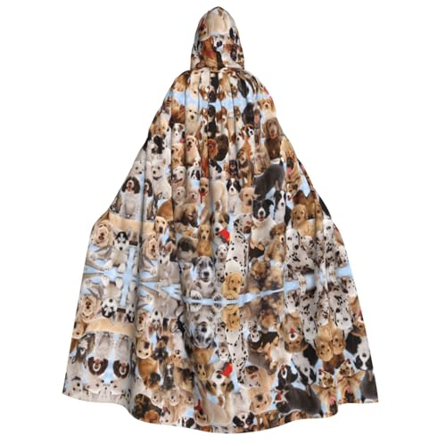 WQUVMDS Umhang mit Kapuze, Unisex, für Erwachsene, für Halloween, Cosplay, Vampire, Umhang WQUVMDS Umhang mit Kapuze, Unisex, für Erwachsene, für Halloween, Cosplay, Vampire, Umhang von WQUVMDS