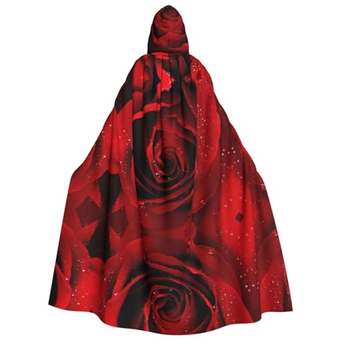 WQUVMDS Umhang mit Kapuze, Unisex, für Erwachsene, für Halloween, Cosplay, Vampire, Umhang WQUVMDS Umhang mit Kapuze, Unisex, für Erwachsene, für Halloween, Cosplay, Vampire, Umhang von WQUVMDS