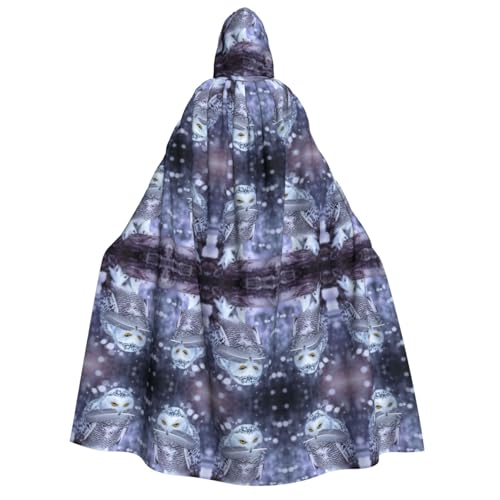 WQUVMDS Umhang mit Kapuze, Unisex, für Erwachsene, für Halloween, Cosplay, Vampire, Umhang WQUVMDS Umhang mit Kapuze, Unisex, für Erwachsene, für Halloween, Cosplay, Vampire, Umhang von WQUVMDS