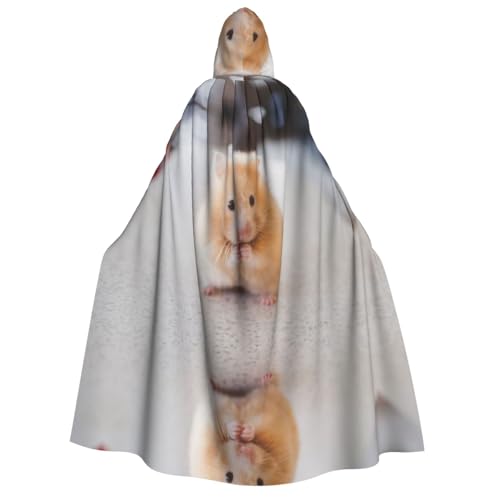 WQUVMDS Umhang mit Kapuze, Unisex, für Erwachsene, für Halloween, Cosplay, Vampire, Umhang WQUVMDS Umhang mit Kapuze, Unisex, für Erwachsene, für Halloween, Cosplay, Vampire, Umhang von WQUVMDS
