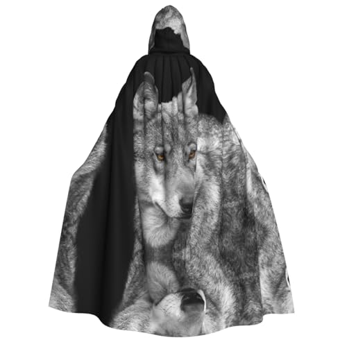 WQUVMDS Umhang mit Kapuze, Unisex, für Erwachsene, für Halloween, Cosplay, Vampire, Umhang WQUVMDS Umhang mit Kapuze, Unisex, für Erwachsene, für Halloween, Cosplay, Vampire, Umhang von WQUVMDS