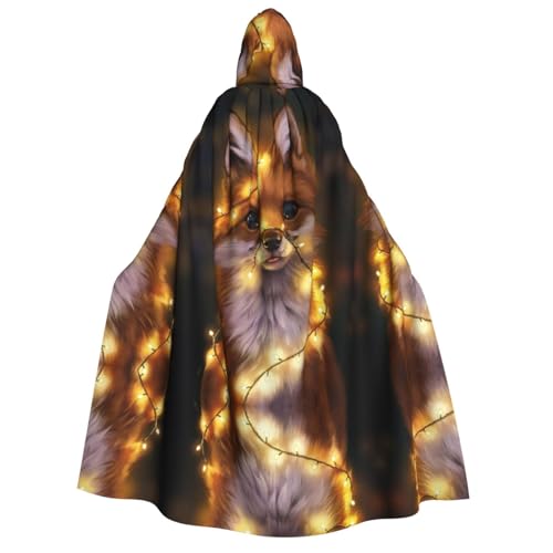 WQUVMDS Umhang mit Kapuze, Unisex, für Erwachsene, für Halloween, Cosplay, Vampire, Umhang WQUVMDS Umhang mit Kapuze, Unisex, für Erwachsene, für Halloween, Cosplay, Vampire, Umhang von WQUVMDS