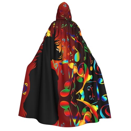 WQUVMDS Umhang mit Kapuze, Unisex, für Erwachsene, für Halloween, Cosplay, Vampire, Umhang WQUVMDS Umhang mit Kapuze, Unisex, für Erwachsene, für Halloween, Cosplay, Vampire, Umhang von WQUVMDS