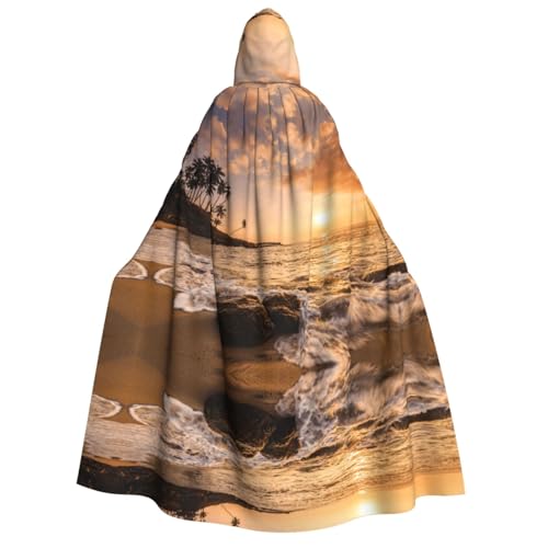 WQUVMDS Umhang mit Kapuze, Unisex, für Erwachsene, für Halloween, Cosplay, Vampire, Umhang WQUVMDS Umhang mit Kapuze, Unisex, für Erwachsene, für Halloween, Cosplay, Vampire, Umhang von WQUVMDS