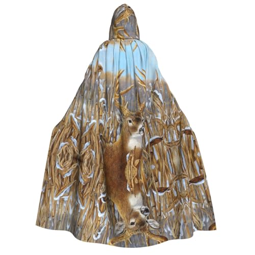 WQUVMDS Umhang mit Kapuze, Unisex, für Erwachsene, für Halloween, Cosplay, Vampire, Umhang WQUVMDS Umhang mit Kapuze, Unisex, für Erwachsene, für Halloween, Cosplay, Vampire, Umhang von WQUVMDS