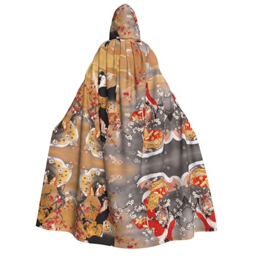 WQUVMDS Umhang mit Kapuze, Unisex, für Erwachsene, für Halloween, Cosplay, Vampire, Umhang WQUVMDS Umhang mit Kapuze, Unisex, für Erwachsene, für Halloween, Cosplay, Vampire, Umhang von WQUVMDS
