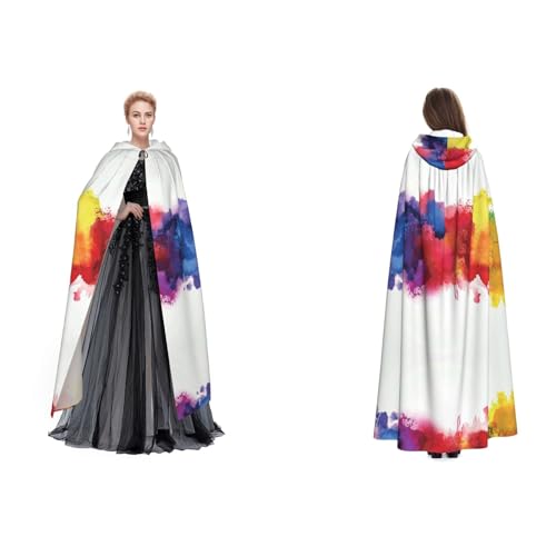 WQUVMDS Umhang mit Kapuze, Unisex, für Halloween, Hexenparty, mit Kapuze, Vampir, Umhang WQUVMDS Umhang mit Kapuze, Unisex, für Halloween, Hexenparty, mit Kapuze, Vampir, Umhang von WQUVMDS