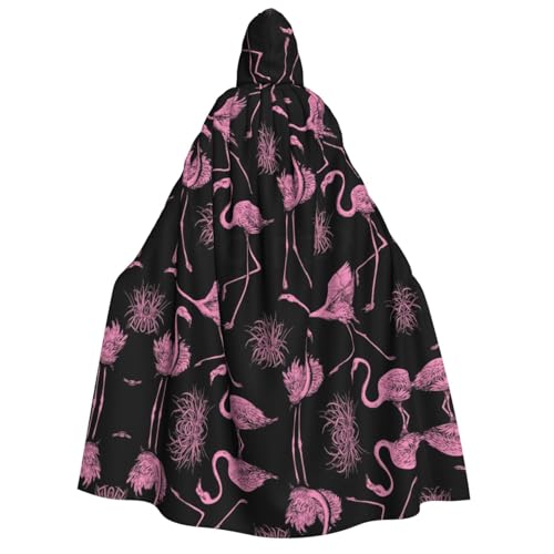 WQUVMDS Umhang mit Kapuze, abstrakter Flamingo, Unisex, Erwachsene, Halloween, Cosplay, Kostüme, Vampire, Umhang WQUVMDS Umhang mit Kapuze, abstrakter Flamingo, Unisex, Erwachsene, Halloween, Cosplay, Kostüme, Vampire, Umhang von WQUVMDS