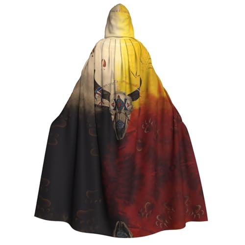 WQUVMDS Umhang mit Kapuze für Erwachsene, Unisex, für Halloween, Cosplay, Vampire, Umhang WQUVMDS Umhang mit Kapuze für Erwachsene, Unisex, für Halloween, Cosplay, Vampire, Umhang von WQUVMDS