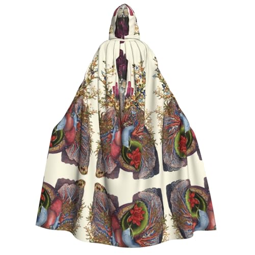 WQUVMDS Umhang mit Kapuze für Erwachsene, Unisex, für Halloween, Cosplay, Vampire, Umhang WQUVMDS Umhang mit Kapuze für Erwachsene, Unisex, für Halloween, Cosplay, Vampire, Umhang von WQUVMDS