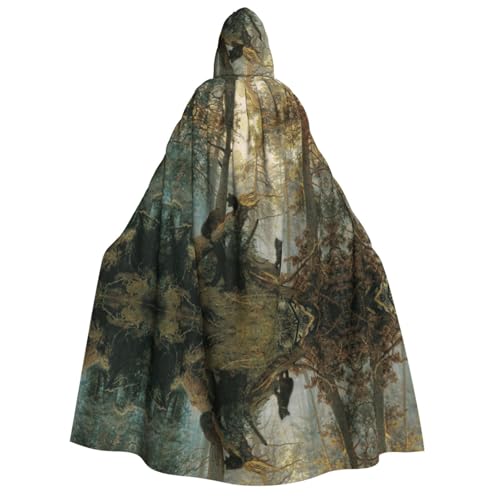 WQUVMDS Umhang mit Kapuze für Erwachsene, Unisex, für Halloween, Cosplay, Vampire, Umhang WQUVMDS Umhang mit Kapuze für Erwachsene, Unisex, für Halloween, Cosplay, Vampire, Umhang von WQUVMDS
