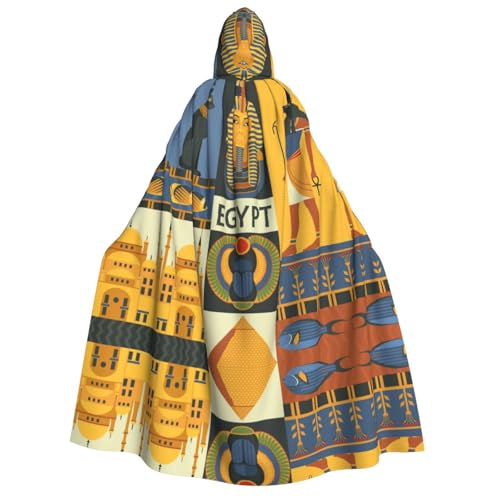 WQUVMDS Umhang mit Kapuze für Erwachsene, Unisex, für Halloween, Cosplay, Vampire, Umhang WQUVMDS Umhang mit Kapuze für Erwachsene, Unisex, für Halloween, Cosplay, Vampire, Umhang von WQUVMDS