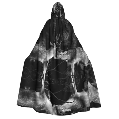 WQUVMDS Umhang mit Kapuze für Erwachsene, Unisex, für Halloween, Cosplay, Vampire, Umhang WQUVMDS Umhang mit Kapuze für Erwachsene, Unisex, für Halloween, Cosplay, Vampire, Umhang von WQUVMDS