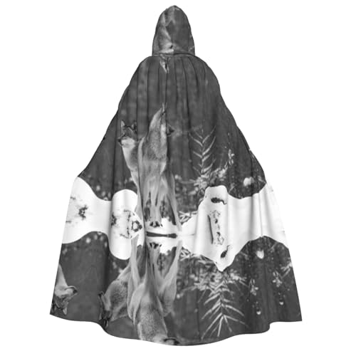 WQUVMDS Umhang mit Kapuze für Erwachsene, Unisex, für Halloween, Cosplay, Vampire, Umhang WQUVMDS Umhang mit Kapuze für Erwachsene, Unisex, für Halloween, Cosplay, Vampire, Umhang von WQUVMDS
