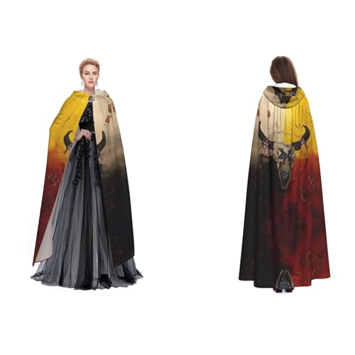 WQUVMDS Unisex Kapuzenumhang mit Kapuze, für Halloween, Hexenparty, mit Kapuze, Vampir, Umhang WQUVMDS Unisex Kapuzenumhang mit Kapuze, für Halloween, Hexenparty, mit Kapuze, Vampir, Umhang von WQUVMDS