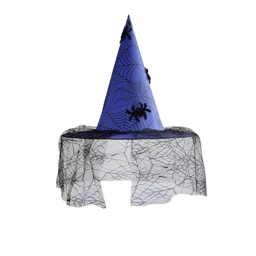 WREWING Halloween Hexenhut Zauberer Stil Kopfschmuck für Tanzparty Rollenspiel Festival Kostüm Requisite von WREWING