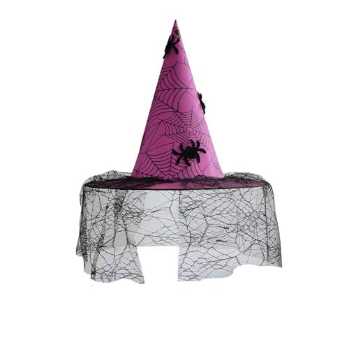 WREWING Halloween Hexenhut Zauberer Stil Kopfschmuck für Tanzparty Rollenspiel Festival Kostüm Requisite von WREWING