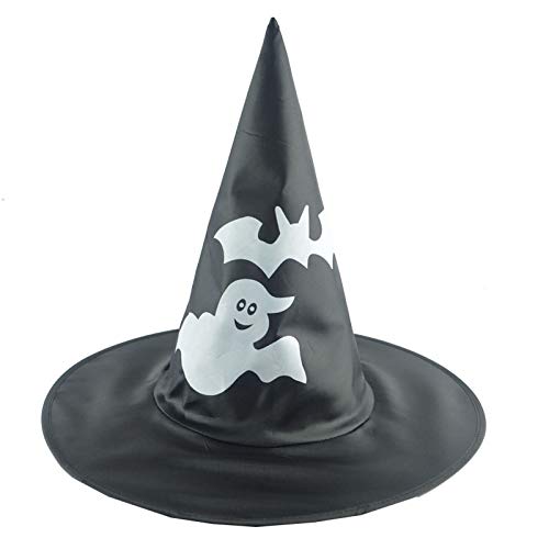 WREWING Halloween & Ostern Hexenhut - Spitzkopfschmuck - Festival Kostüm Zubehör für Feiertagsfeiern von WREWING