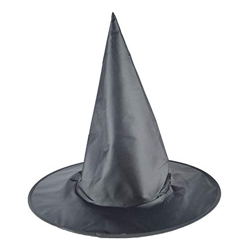 WREWING Halloween & Ostern Hexenhut - Spitzkopfschmuck - Festival Kostüm Zubehör für Feiertagsfeiern von WREWING