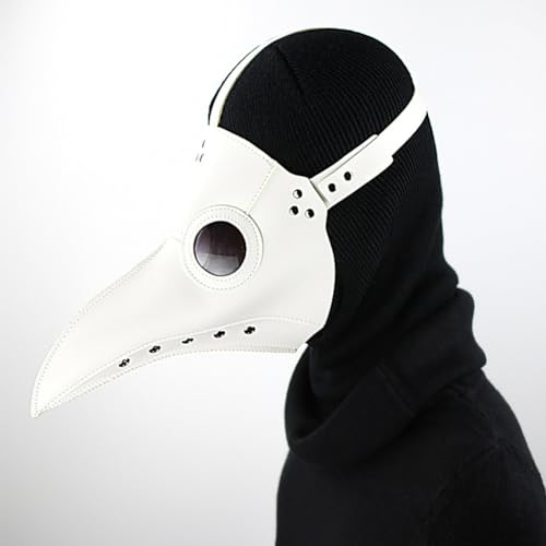 WREWING Pestdoktor-Maske und Umhang-Set, Steampunk, Gothic, Halloween, Kopfbedeckung, Kostümzubehör für Cosplay und Partys (mehrere Farboptionen) von WREWING