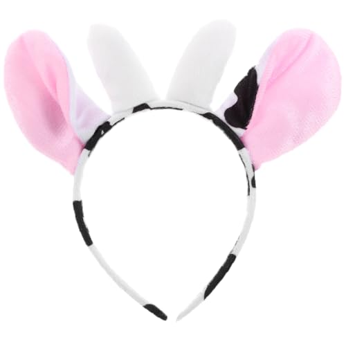 Kuh Ohren Haarreif Mit HöRnern, Verstellbares Stirnband Aus Weichem PlüSch FüR Erwachsene Und Kinder, Perfekt FüR Halloween, Karneval, Themenpartys Und Cosplay Kuh Ohren Haarreif Mit HöRnern, Verstellbares Stirnband Aus Weichem PlüSch FüR Erwachsene Und Kinder, Perfekt FüR Halloween, Karneval, Themenpartys Und Cosplay von WRITWAA