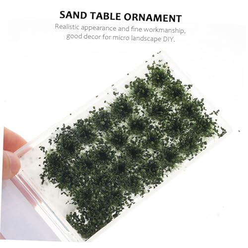 WRITWAA 1 Karton Realistische Miniatur Sträucher Cluster Künstliche Pflanzen für Sandtisch Modellbau DIY Landschaftsdekor Lebensecht Dunkelgrün Vielseitig Einsetzbar für Mikrolandschaft WRITWAA 1 Karton Realistische Miniatur Sträucher Cluster Künstliche Pflanzen für Sandtisch Modellbau DIY Landschaftsdekor Lebensecht Dunkelgrün Vielseitig Einsetzbar für Mikrolandschaft von WRITWAA