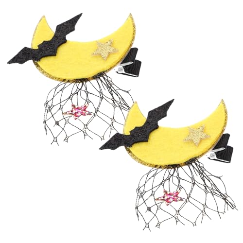 WRITWAA 1 Paar Halloween Haarklammern Gothic Haarspangen für Kostüme Leicht und Bequem für Halloween und Alltag Vielseitige Haarschmuck für Lange und Kurze Haare WRITWAA 1 Paar Halloween Haarklammern Gothic Haarspangen für Kostüme Leicht und Bequem für Halloween und Alltag Vielseitige Haarschmuck für Lange und Kurze Haare von WRITWAA