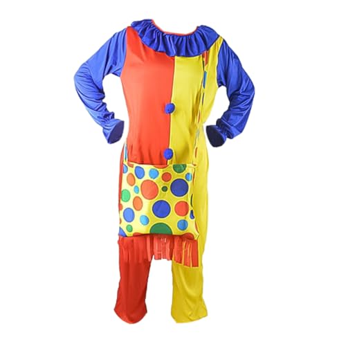 WRITWAA Halloween-kostüm für Erwachsene Clown-anzug Karneval Leistung Cosplay-outfit Party-zubehör – Ärmel WRITWAA Halloween-kostüm für Erwachsene Clown-anzug Karneval Leistung Cosplay-outfit Party-zubehör – Ärmel von WRITWAA