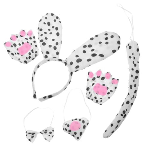 WRITWAA 1 Satz Dalmatiner-ohr-stirnband Hund Cosplay-stirnbänder Frauen Kopfschmuck Haarschmuck Für Party Foto -requisiten Tierkostüm Party-kopfschmuck Ohren Stirnband Plastik WRITWAA 1 Satz Dalmatiner-ohr-stirnband Hund Cosplay-stirnbänder Frauen Kopfschmuck Haarschmuck Für Party Foto -requisiten Tierkostüm Party-kopfschmuck Ohren Stirnband Plastik von WRITWAA