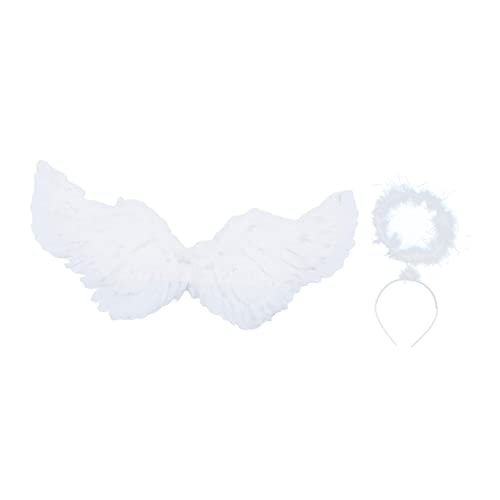 WRITWAA 1 Satz Federflügel Engel-requisite Kinderkostüme Flügel Kostüm Partykostüm Flügel Falsche Flügel Kostüm Für Mädchen Engel-cosplay Ballettröckchen Engelskostüm Feenflügel Weiß WRITWAA 1 Satz Federflügel Engel-requisite Kinderkostüme Flügel Kostüm Partykostüm Flügel Falsche Flügel Kostüm Für Mädchen Engel-cosplay Ballettröckchen Engelskostüm Feenflügel Weiß von WRITWAA