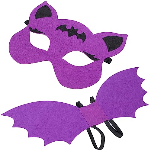 WRITWAA 1 Satz Fledermaus Maske Halloween-kostüme Für Tierische Maske Cosplay Schläger Flügel Halloween-kostüm Für Maskerade Kinderkostüme Fledermausmaske Verkleiden Vlies WRITWAA 1 Satz Fledermaus Maske Halloween-kostüme Für Tierische Maske Cosplay Schläger Flügel Halloween-kostüm Für Maskerade Kinderkostüme Fledermausmaske Verkleiden Vlies von WRITWAA