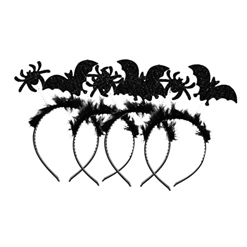 WRITWAA 1 Satz Halloween Haarreif Bat Spider Teiliges mit Fledermäusen Spinnen für Kostümpartys Karneval Strandpartys und Bühnenaufführungen von WRITWAA