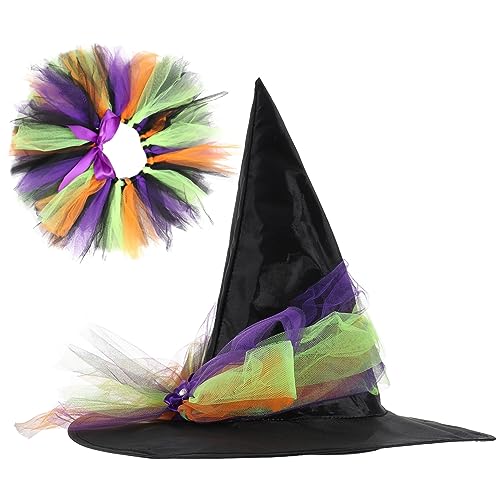 WRITWAA 1 Satz Halloween- -kinderrockanzug Halloween-blumentöpfe Rotierende Dekoration Halloween-vase Sukkulenten Lustige Pflanzentöpfe Fee Halloween-party- Die Polyester von WRITWAA