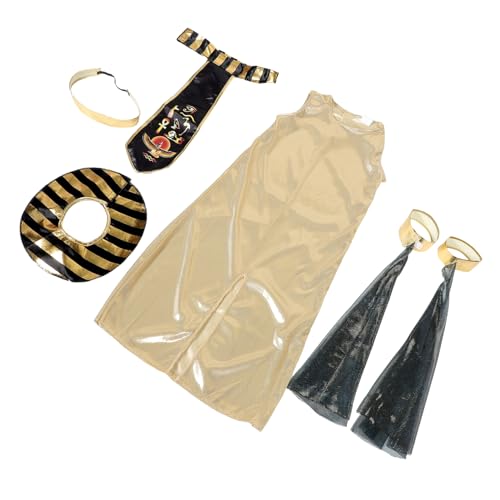 WRITWAA 1 Satz Kinderkostüm Ägyptische Königin Bequemes Verkleidungs Outfit mit Kopfschmuck für Rollenspiele Schultheateraufführungen WRITWAA 1 Satz Kinderkostüm Ägyptische Königin Bequemes Verkleidungs Outfit mit Kopfschmuck für Rollenspiele Schultheateraufführungen von WRITWAA