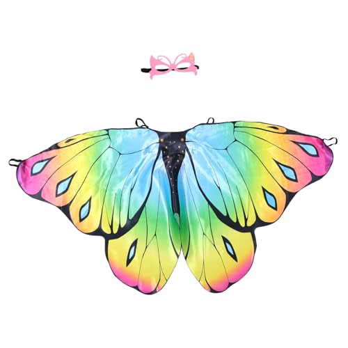 WRITWAA Schmetterlingsflügel-kostüm Feenumhang Mehrzweck-accessoire für Die Bühne für Jungen und Mädchen von WRITWAA