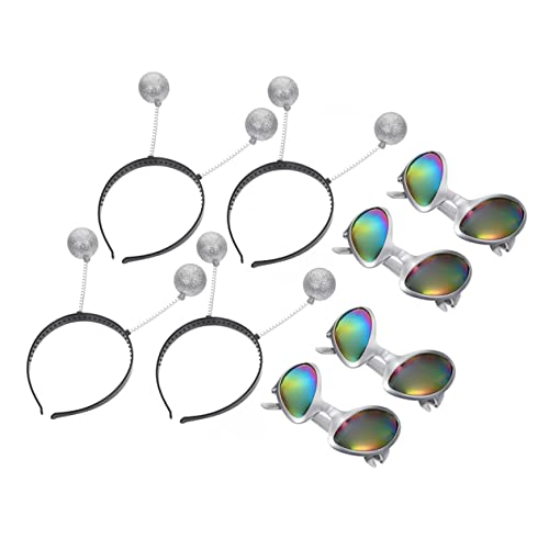 WRITWAA 1 Satz Partybrille Kostüm Sonnenbrillen-Stirnband äußere Karikatur thematisiert UV schnapsgläser lustige Sonnenbrille aus Plastik interessante Alien-Brille außerirdische Haarbänder WRITWAA 1 Satz Partybrille Kostüm Sonnenbrillen-Stirnband äußere Karikatur thematisiert UV schnapsgläser lustige Sonnenbrille aus Plastik interessante Alien-Brille außerirdische Haarbänder von WRITWAA