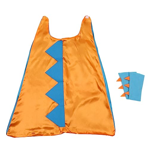 WRITWAA 1 Satz Umhang für halloween costume halloween kleidung Umhang des Drachenritters Halloween-Drachenumhang Halloween-Kostüm für Halloween-Versorgung Tuch Orange von WRITWAA