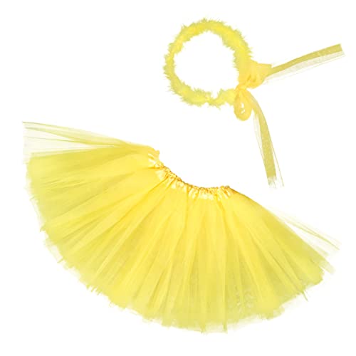 WRITWAA 1 Satz verkleiden sich Kleidung Halloween Kostüm kinderkleider kinderkleidung Kindergazerock mit Stirnband -Cosplay-Rock mit Stirnband Plastik Yellow WRITWAA 1 Satz verkleiden sich Kleidung Halloween Kostüm kinderkleider kinderkleidung Kindergazerock mit Stirnband -Cosplay-Rock mit Stirnband Plastik Yellow von WRITWAA