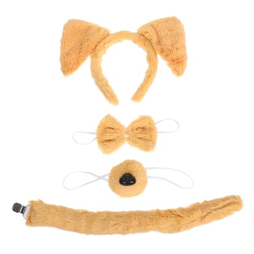 WRITWAA 1 Set Hundekostüm Set: Hundeohren-haarreif Mit Cartoon-design – Bequeme Tierhaarreifen Für Mädchen Für Mottopartys Karneval WRITWAA 1 Set Hundekostüm Set: Hundeohren-haarreif Mit Cartoon-design – Bequeme Tierhaarreifen Für Mädchen Für Mottopartys Karneval von WRITWAA