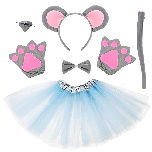 WRITWAA Tierkostüm Set Stirnband Haarreif Für Kostüm Unisex Halloween Accessoire von WRITWAA