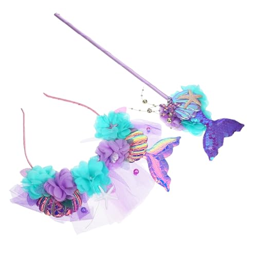 WRITWAA 1 Set Meerjungfrau Stirnband Kleine Meerjungfrau Für Accessoires Prinzessin Meerjungfrau Geburtstagsdekorationen Meerjungfrau Stirnbänder Mädchen Meerjungfrau von WRITWAA