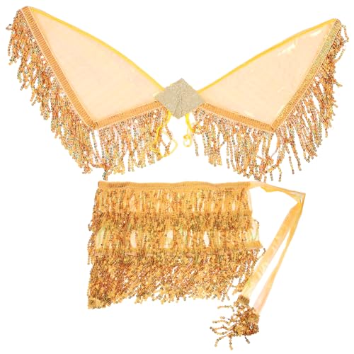 WRITWAA Einzigartiges Pailletten-quastenrock- Und Flügel-set Für Damen Maskenball-party-outfit Für Besondere Anlässe WRITWAA Einzigartiges Pailletten-quastenrock- Und Flügel-set Für Damen Maskenball-party-outfit Für Besondere Anlässe von WRITWAA