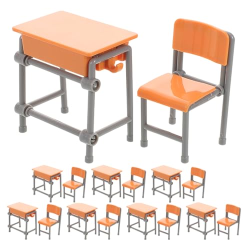 WRITWAA 1 Set Puppenhauszubehör: Mini-Schreibtisch und Stuhlmodell – Miniaturmöbel für Puppen – Puppenhaus-Schulspielset-Möbel WRITWAA 1 Set Puppenhauszubehör: Mini-Schreibtisch und Stuhlmodell – Miniaturmöbel für Puppen – Puppenhaus-Schulspielset-Möbel von WRITWAA